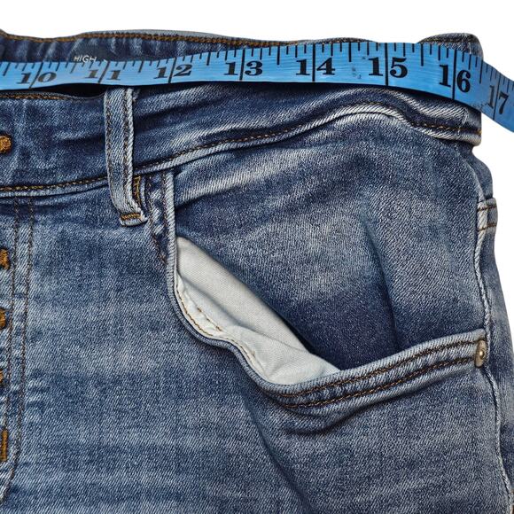 J. Jill Denim High-Rise Full-Leg Crops Button Fly Women's Size 16 - Picture 10 of 13